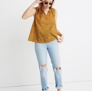 Madewell Shell Tank in Calico Floral